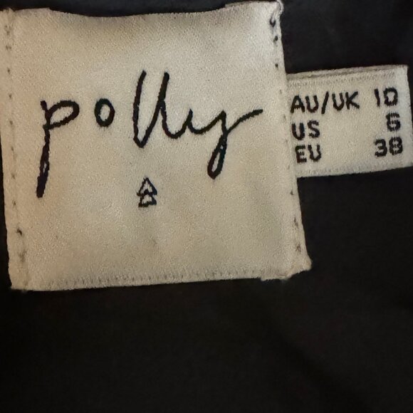 Like new Polly Black and White Houndstooth Double Breasted Blazer Size 6 - Picture 4 of 8